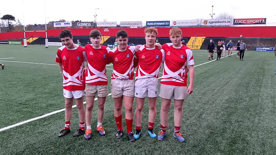 Five Skibbereen RFC players on Cork Red U17 team Image