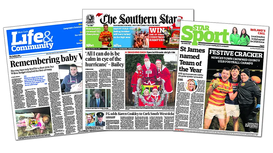 In this week's Southern Star (19/12/19) Image