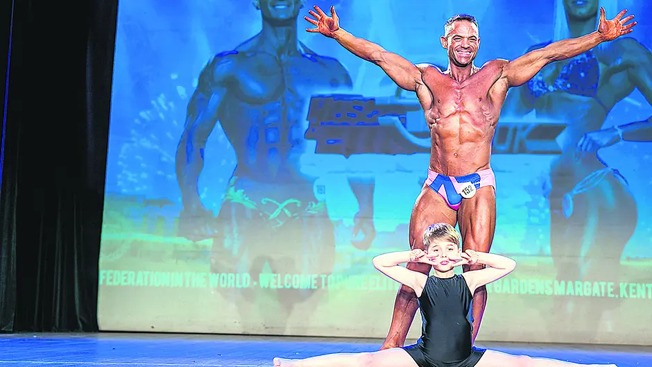 Evan helps his dad to two world titles Image