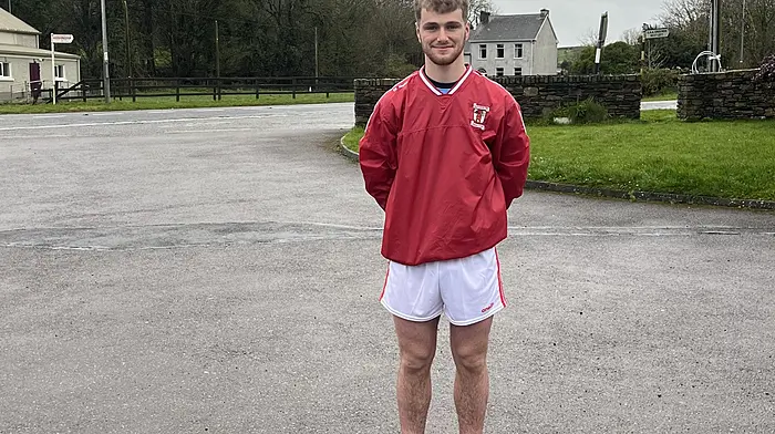 Aaron Ryan setting off in Ballinascarthy on his 48 hour challenge which he undertook as a fundraiser for Youth Suicide Prevention Ireland.
