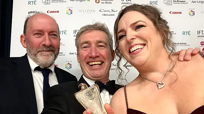 Pat describes Ifta win as a ‘great privilege’ Image