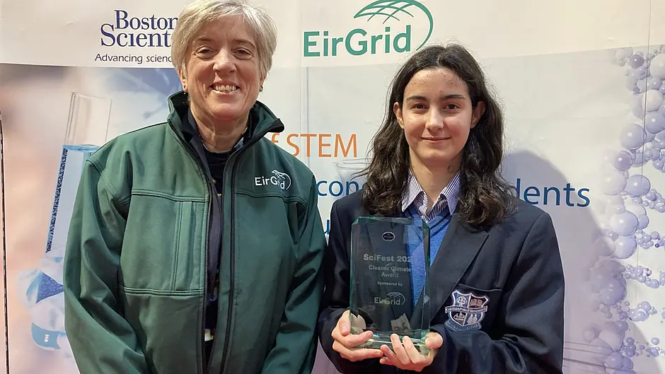 Bantry pupil’s award for climate project Image