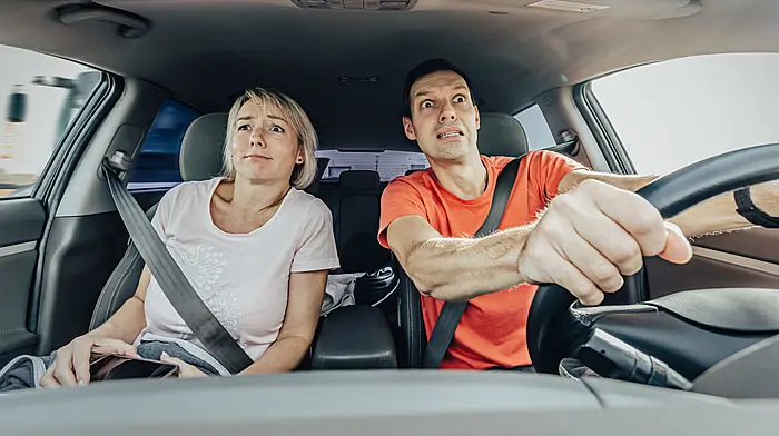 EMMA CONNOLLY: My passenger seat antics are driving my husband potty Image