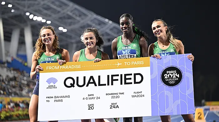 'This is phenomenal,' beams Phil Healy after Irish women's 4x400m relay team qualifies for Olympics Image