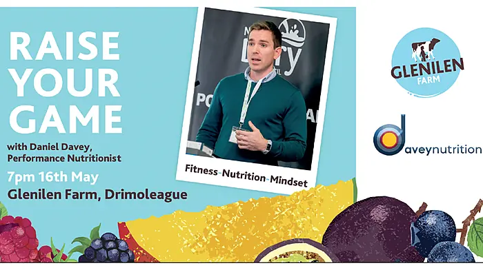 Glenilen Farm live event with performance nutritionist Daniel Davey Image