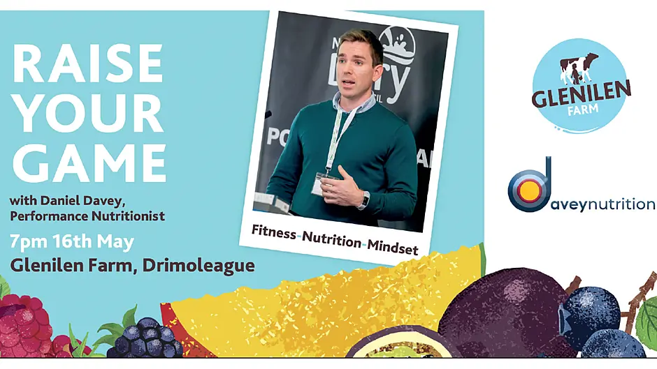 Glenilen Farm live event with performance nutritionist Daniel Davey Image
