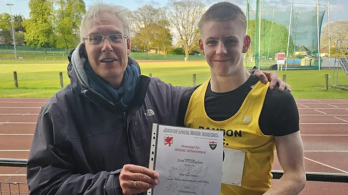Eoin O'Callaghan sets seven new PBs to hit European U18 qualifying standard Image