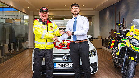 Blackwater Motors donates VW Polo to Blood Bikes Image
