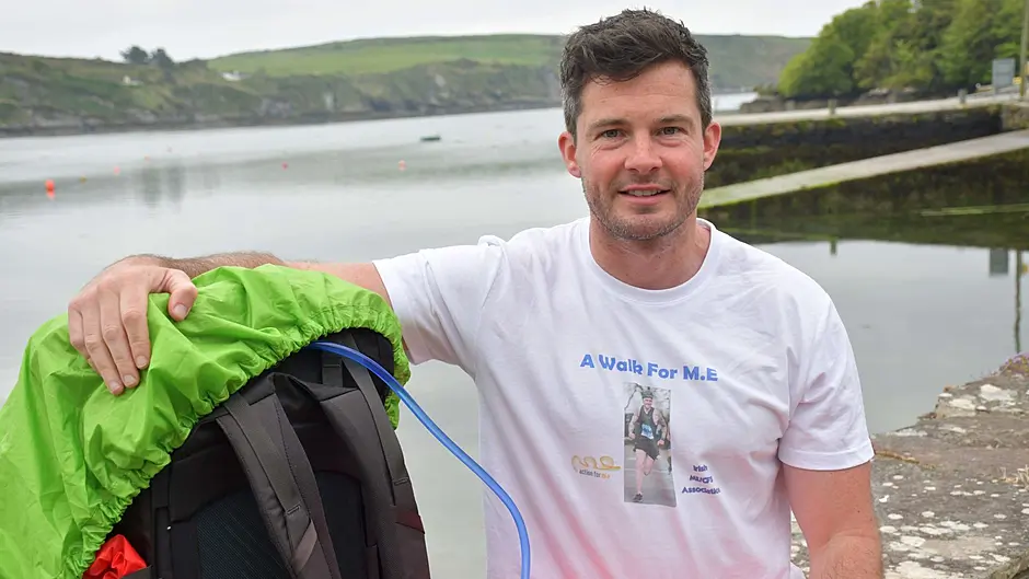 Lee’s epic walk prompted by brother’s death at 29 from ME Image