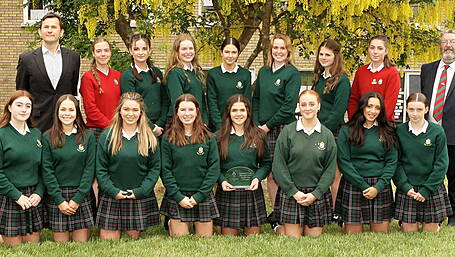 Sacred Heart girls are in seventh heaven Image