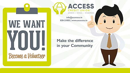 Become a volunteer with Access Credit Union and make a difference! Image