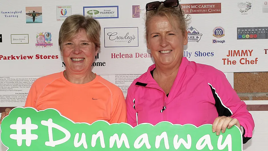 Taking part in their local 10k were Majella and Mairead Duggan. (Photo: Paddy Feen)