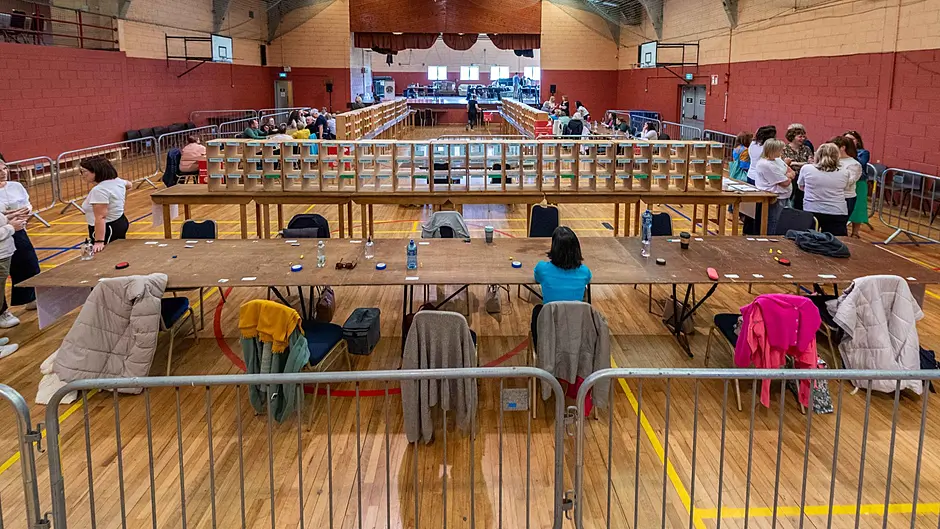 A week of firsts, including a visit to the election count Image