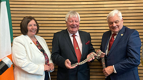 WATCH: Cllr Joe Carroll elected county mayor Image