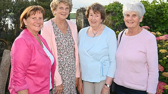 All ready for Saturday’s 66th annual Barryroe Show that takes place in Páirc Uí Mhurchú, Barryroe are (left to right): Ann Murphy, Liz Harington, Mary Keohane and Siobhán McCarthy. Photo: Martin Walsh.