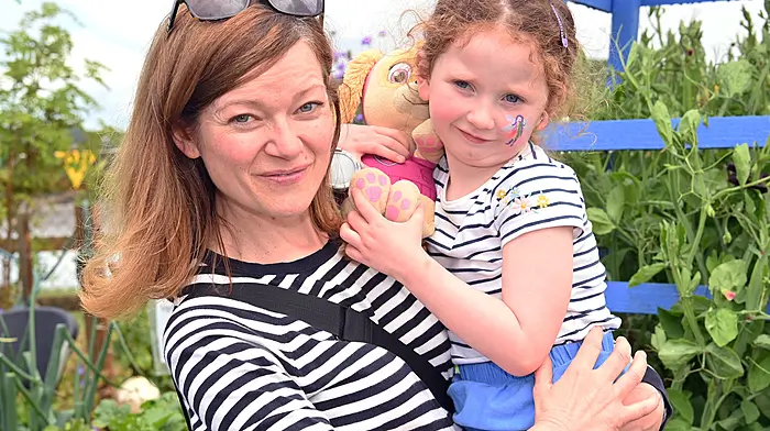 Lelia and Martha Gray from Kilbrittain attended the Timoleague Education Garden party.  Photo: Martin Walsh.