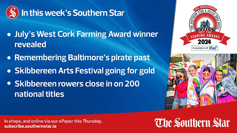 IN THIS WEEK'S SOUTHERN STAR: Remembering Baltimore's pirate past; Skibbereen Arts Festival is going for gold; Skibbereen rowers close in on 200 national titles; In shops and online via our ePaper from Thursday, July 18th Image