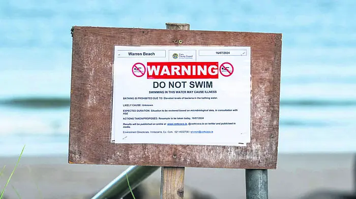 Swim ban at Warren over ‘raw sewage’ Image
