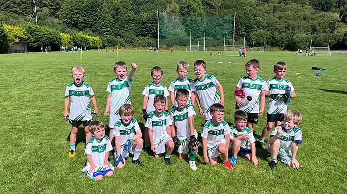 The Ilen Rovers U8 boys performed very well against Kilmacabea last weekend. The team included (back, from left) Daniel Casey, Shane Murphy, Eoghan Collins, Sean O’Sullivan, Rowan O’Driscoll, Charlie O’Driscoll and Noah Harmon. Front (from left) Sean Holland, Tadgh Holland, Timothy Sheehy, Rory Keane, Patrick O’Driscoll, Archie Desmond and Conor Whooley.