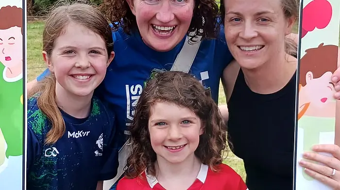 Naoise, Eibhlin and Saidbh Hurley with Catriona Murphy.