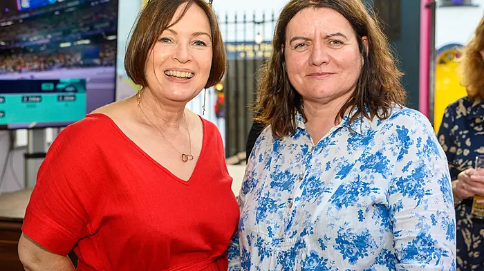 Josephine Deasy and Catherine Buckley at the Leaving Cert class of 1984 Convent of Mercy reunion which was held last weekend at Hamlets. (Photo:  John Allen)