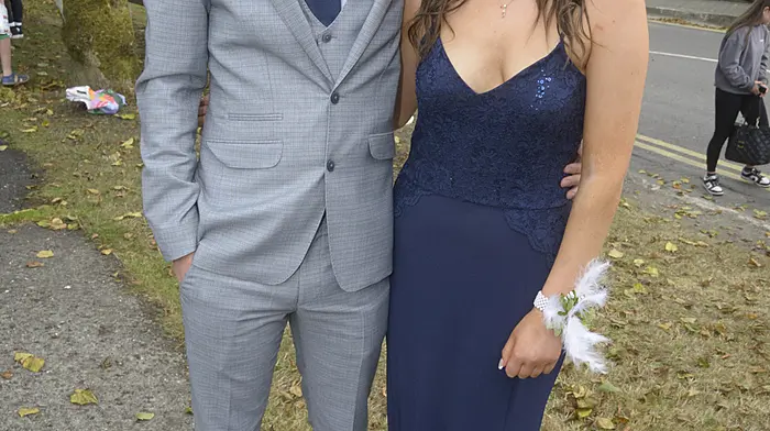 Pictured at the Hamilton High School grads were Leslie Buttimore and Elaine Healy. (Photo: Denis Boyle)