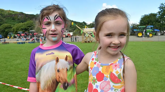 Fiadh O'Donovan and Abbie Lawlor enjoying their day out at Leap Revved Up festival last weekend. Photo; Anne Minihane.