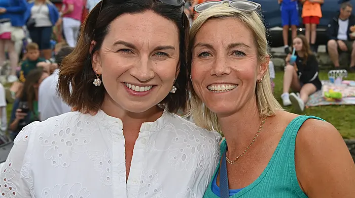 Lisa O’Shea and Niamh Lerner-Murphy at the Courtmacsherry Regatta.  (Photo: Martin Walsh)
