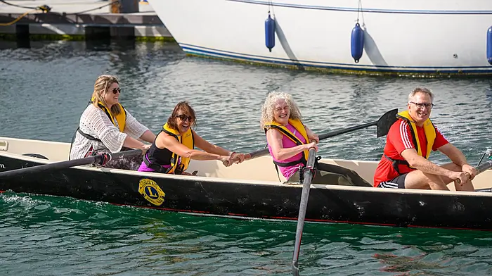 Kinsale Rowing Club members having fun at the Kinsale Regatta.  (Photo: John Allen)