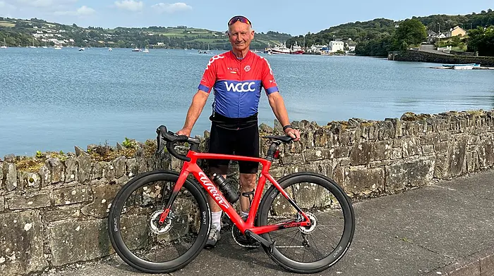 West Cork Cycling Club’s Tony Moseley is excited to take on the world! Image