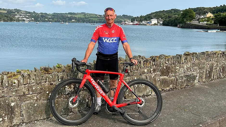 West Cork Cycling Club’s Tony Moseley is excited to take on the world! Image