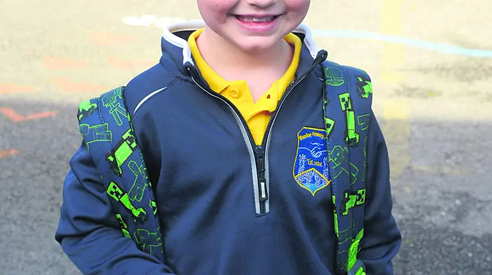 At Bandon primary school was Cillian Flanagan. (Photo: Denis Boyle)