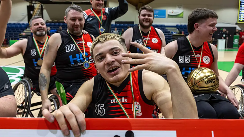 High five and Con Coughlan and the Rebel Wheelers Image
