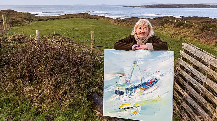 Sherkin artist Majella's show inspired by ghost journey Image