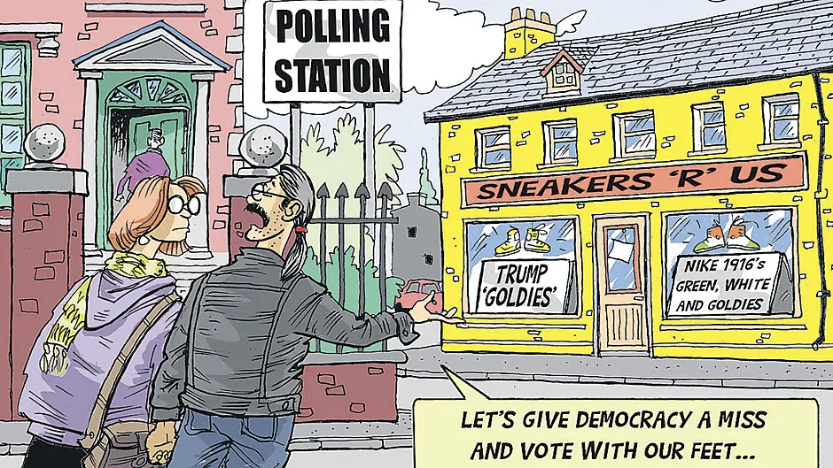 COLM TOBIN: From referenda boredom to Ben’s Rising arches, it’s all a bit Wonky Image