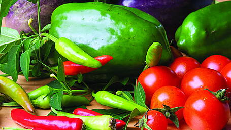 Seasonal mix of autumn harvest Image