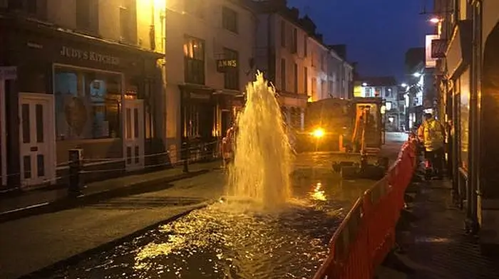 Accidental water break in Skibbereen Image