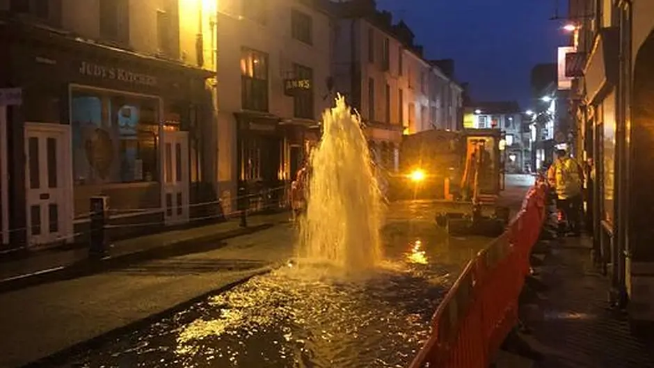 Accidental water break in Skibbereen Image