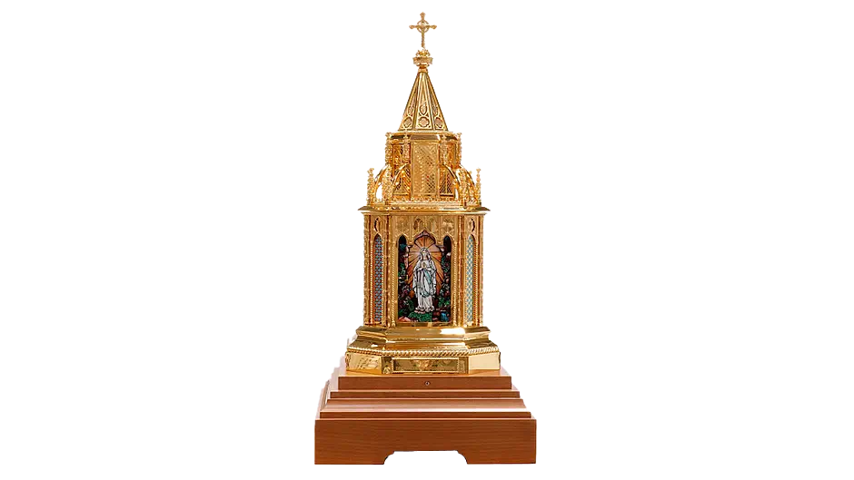 Large crowds expected to view relics of St Bernadette Image