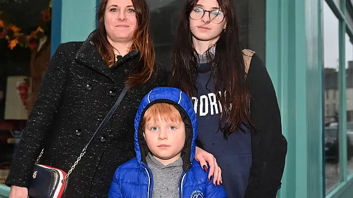 Joanna, Colin and Nicola Wozenak from Courtmacsherry enjoying a day out and about in Clonakilty.   (Photo: Martin Walsh)