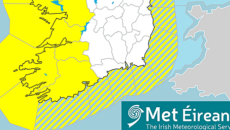 Yellow weather warning issued for West Cork Image
