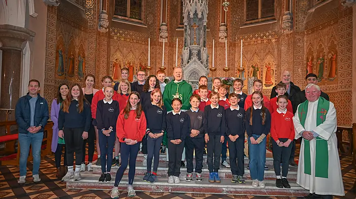 Knockskeagh National School was invited to provide the choir for the special occasion of the mass which was held at Church of the Immaculate Conception, Clonakilty, to which all the school communities in the Diocese of Ross were invited to celebrate a mass to call on God's blessings for the year ahead and to celebrate everything that is good in our schools.