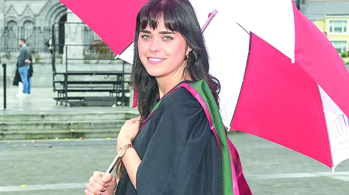 Liza Tsesnokova from Carrigaline graduated from the inaugural class of the iEd Hub’s MSc in industrial pharmaceutical sciences, operations and management at UCC.  (Photo: David Keane)