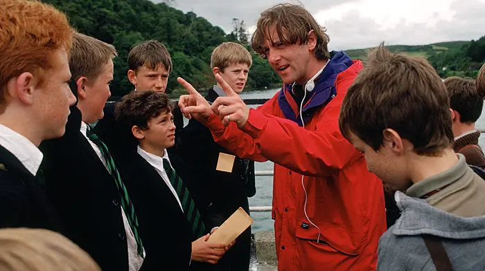 More than 200 people turned up in Union Hall for a special screening of War of the Buttons, to mark its 30th anniversary, on Saturday October 5th. Producer David Puttnam attended and shared his special memories of the production. It was directed by John Roberts (pictured above during filming).