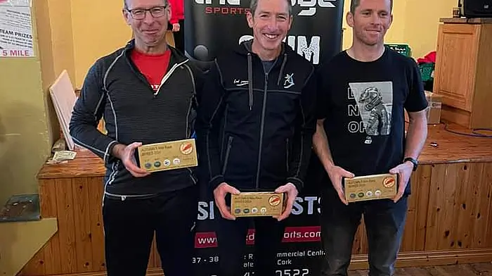Winners of the Beara AC Autumn 5 Mile SeriesLadies:1st Jade Van Deventer.2nd Nina Murphy 3rd Siobhan HollandMen's1st Michael Dullea2nd Patrick McCarthy 3rd Donagh O Sullivan