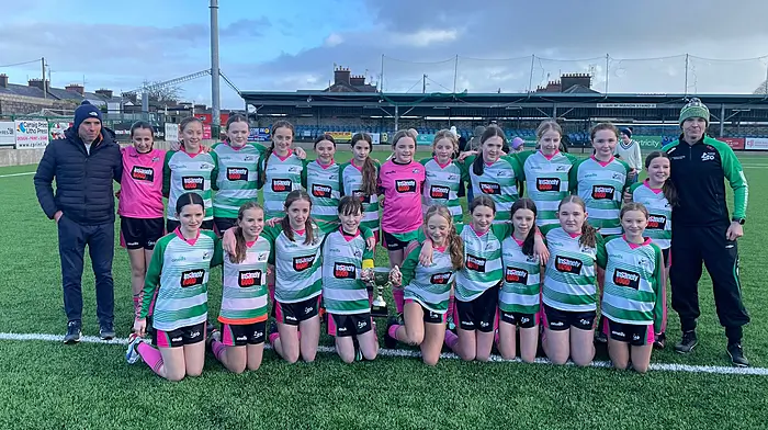 Rachel O’Leary’s hat-trick fires Dunmanway Town U13 girls to the double Image
