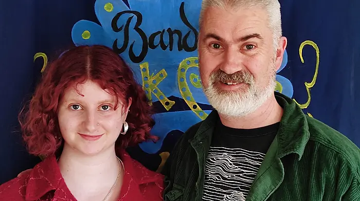 Organisers of Bandon Folk Club, Asha Egan McCutcheon and Ivan McCutcheon. The club had a very successful year of concerts for 2024.