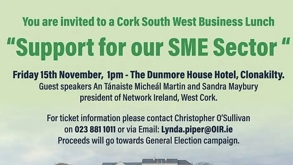 O’Sullivan holds election campaign fundraiser Image
