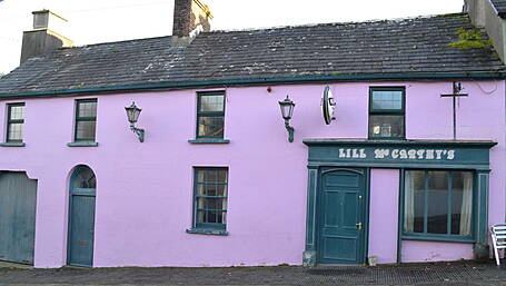 ‘Even on evenings when few ventured out, the pub fire was always lit’ Image