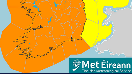 Storm Darragh upgraded to a status orange weather warning for West Cork Image